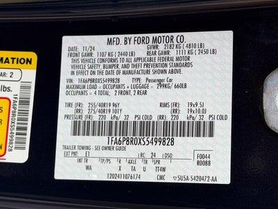 2025 Ford Mustang Dark Horse Fastback
