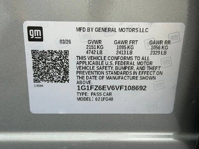 2027 Chevrolet Bolt RS
