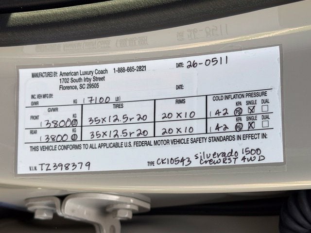 2026 Chevrolet Silverado 1500 RST