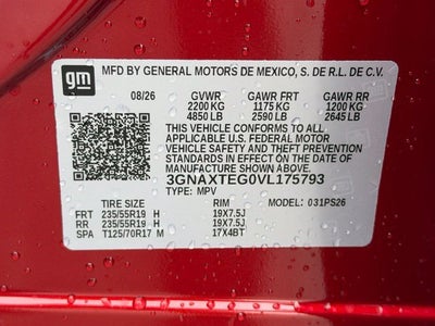 2027 Chevrolet Equinox RS