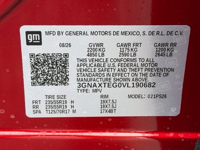 2027 Chevrolet Equinox RS