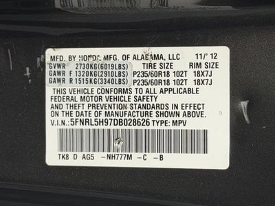 2013 Honda Odyssey Touring