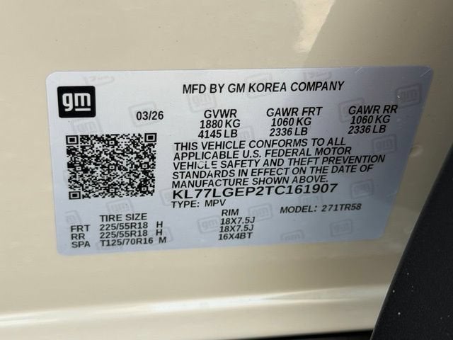 2026 Chevrolet Trax 1RS