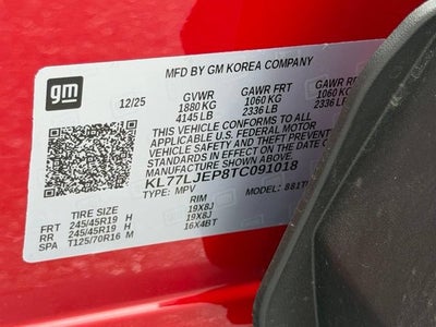 2026 Chevrolet Trax 2RS