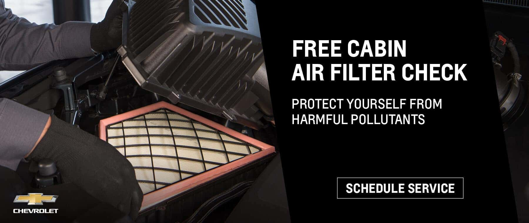 Free cabin air filter check at Raceway Chevy in BETHLEHEM PA