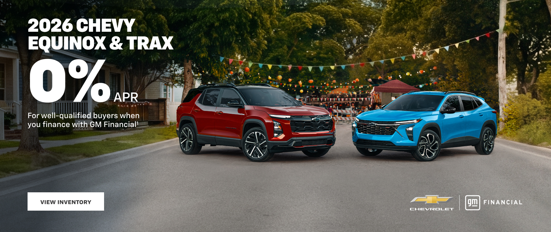 2026 Chevy Equinox and Trax. 0% APR